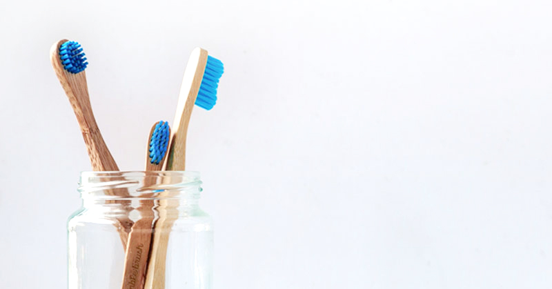 blue toothbrushes